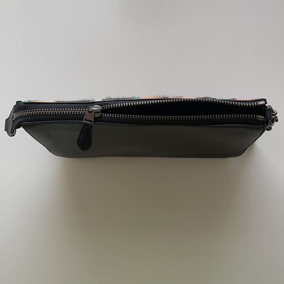 Coach Leopard Clutch with Chain Link - Picture 3 of 4